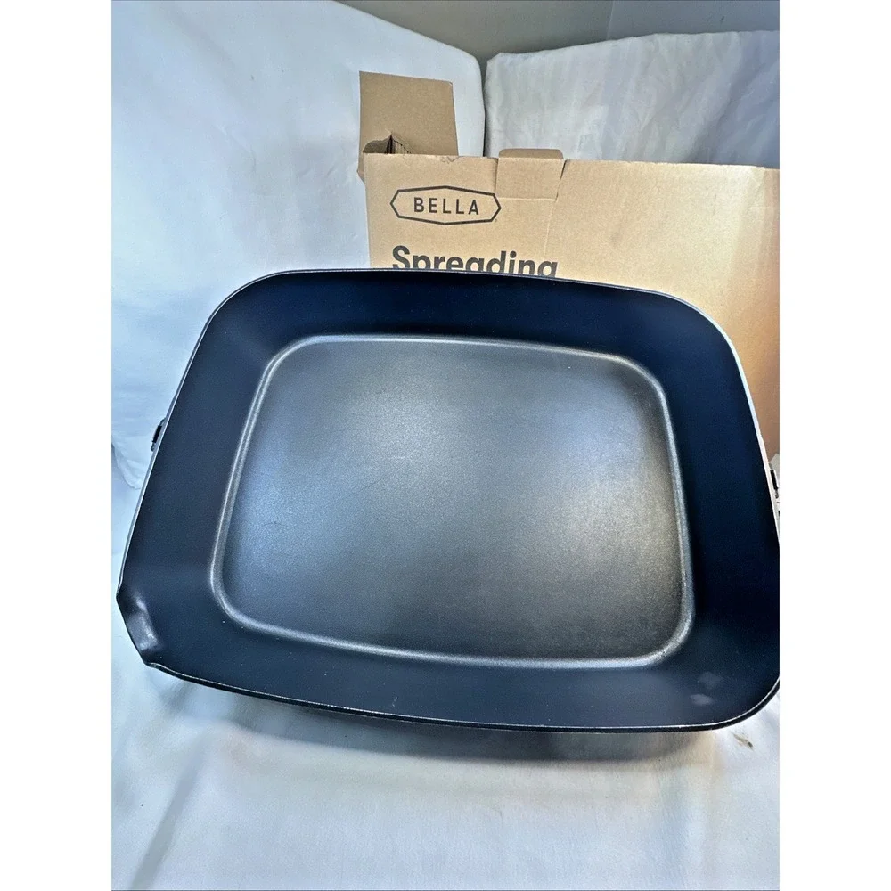 Bella Presto Foldaway Electric Skillet Copper Titanium 12 X 12 Orig box EUC